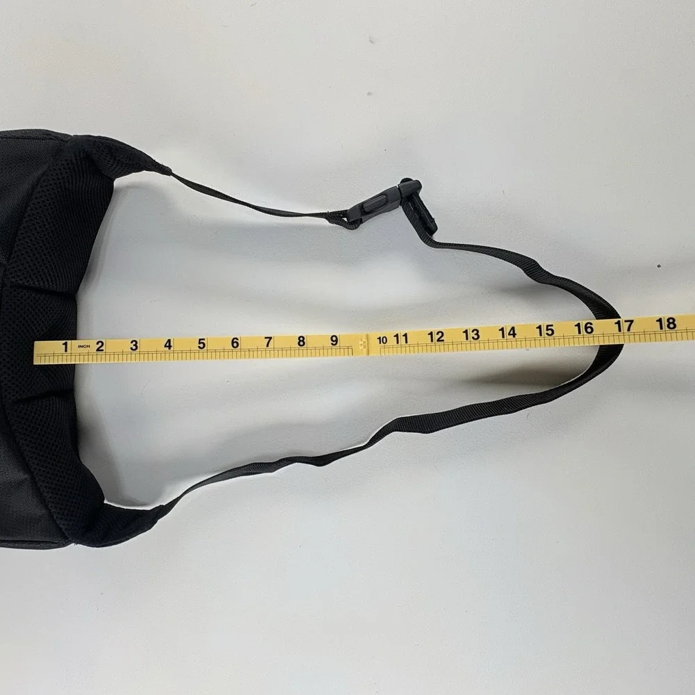 Tumi T2 Pewter Ballistic Nylon Fanny Pack Unisex Adults Black Belt Bag Pouch